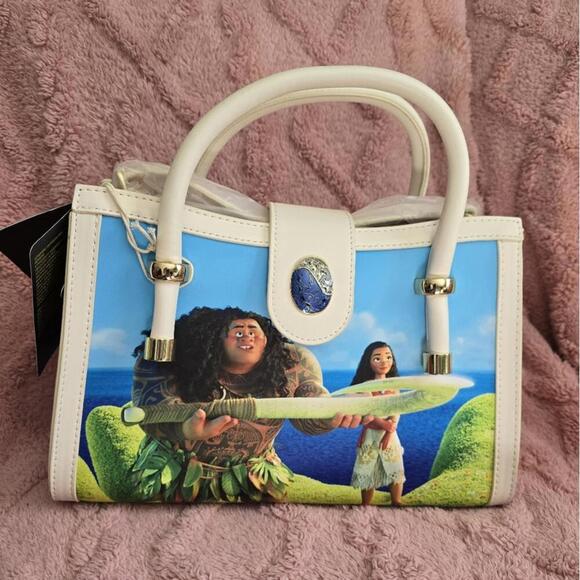 Loungefly Moana:Princess Scene Series Crossbody Bag - Picture 1 of 5